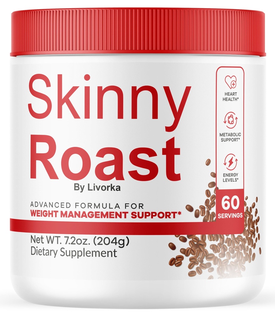 Skinny Ψητό - Skinny Ψητό καφέ Advanced Formula, Επίσημη SkinnyRoast οργανική σκόνη, συμπλήρωμα Υποστήριξη Υγιής Lifestyle - Premium Natural Formula, 60 εξυπηρετούν για 1 μήνα