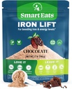 Smart Eats - Iron Powder | Highly Absorbed | Avoids Side Effects | Complete Nutrition: Protein, Vitamins, Fiber, Antioxidants | Makes Tasty Drinks & Shakes | Vegan | Chocolate Flavor | 30 Scoops
