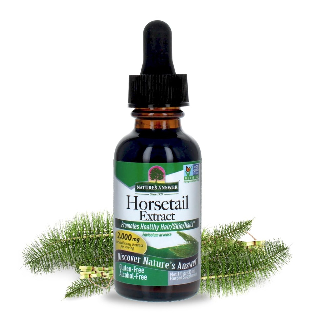 Answer Nature's Alcohol-Free Horsetail Herb Extract Supplement, 1-Fluid Ουγγιά 