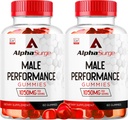 LIVORKA Alpha Surge for Men - Alpha Surge Gummies for Male, Alfa Surge Gummies 1050mg, Alpha Surge XL Gummie, Alphasurge Gummies, Alfa Surge Gummies, Alpha Sugre Male, 120 Gummies για 2 μήνες