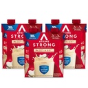 Atkins ισχυρή υψηλή πρωτεΐνη Shake, Vanilla Γεύση, 30g πρωτεΐνη, χαμηλή υδατανθράκων και χαμηλή ζάχαρη Shake, Keto φιλικό, χωρίς γλουτένη, μυών και κόκκων σύμπλοκο υποστήριξης της υγείας, 12 κόμης