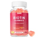 Biotin 10000mcg Κερατίνη Κολλαγόνο Gummies Συμπληρώματα Καρφιά μαλλιών Βιταμίνες Καθημερινή ανάπτυξη νυχιών μαλλιών & ενισχυτής Gummies για τις γυναίκες Vegan Βιοτίνη και βιταμίνη C Gummy 60 κόμης