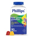 Ίνες Phillips’ Good Gummies, Συμπλήρωμα με Ινουλίνη για Ενήλικες και Παιδιά, Καρπός Γεύσης Καθημερινή Gummies, 4g Προβιοτικής Ίνας ανά υπηρεσία, 90 Count