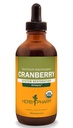 Βότανο Pharm Certified Organic Cranberry Liquid Extract for Urinary Tract Support - 4 Ουγγιά