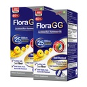 LABO Nutrition FloragG, Lactobacillus Rhamnosus GG 25 Δισεκατομμυρίων CFU Ενεργά Προβιοτικά & Sunfiber Προβιοτικές Ίνες Συμπλήρωμα, Υποστήριξη Υγιεινή Εντερική, Ανοσολογική Υγεία Καθυστερημένη Απελευθέρωση & Χωρίς Γλουτένη 60sx2