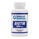 Biotin 60 Tablets 5000 mcg by Natural Systems 