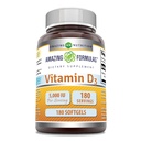 Amazing Formulas Βιταμίνη D3 (Χολκαλσιφερόλη) Συμπλήρωμα 