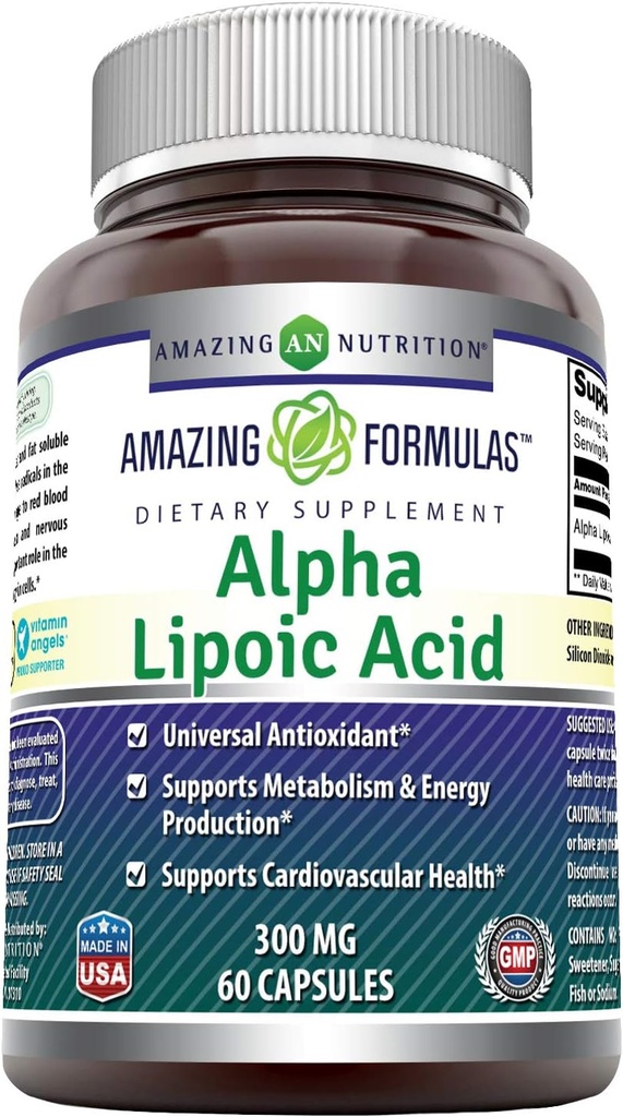 Amazing Formulas Alpha Lipoic Acid 300 mg Συμπληρώματα καψακίων 