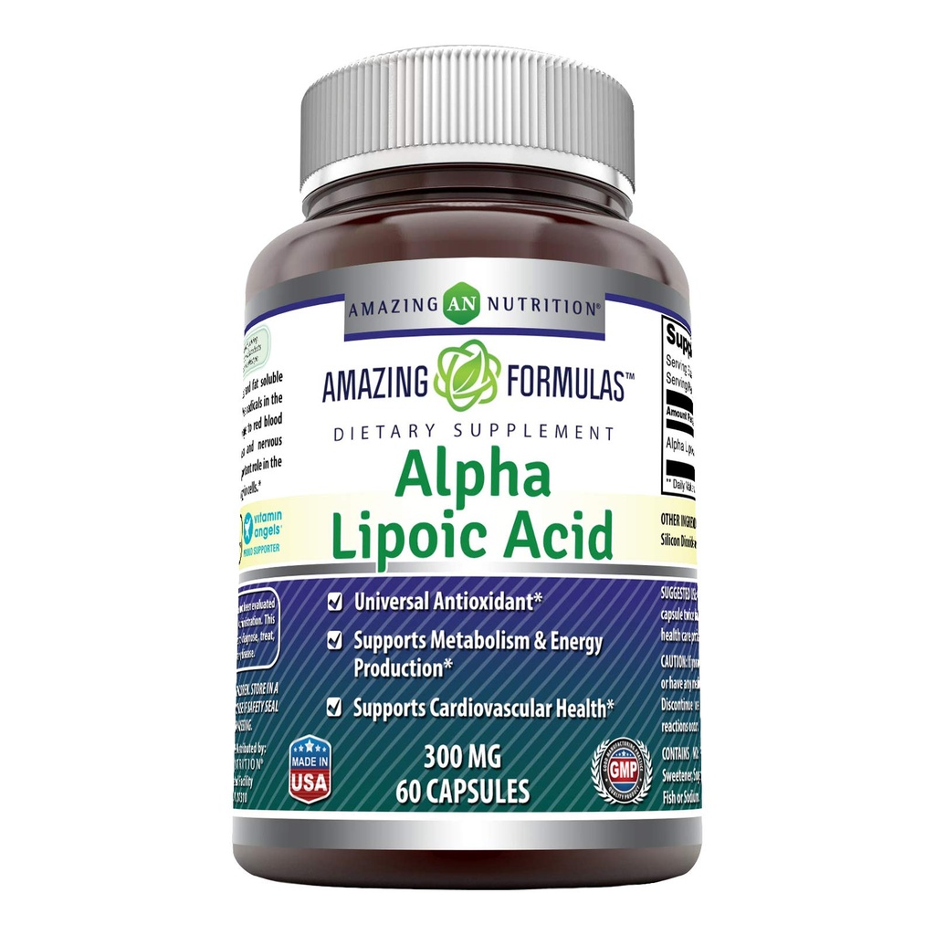 Amazing Formulas Alpha Lipoic Acid 300 mg Συμπληρώματα καψακίων 