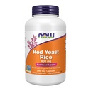 NOW Συμπληρώματα, Red Yeast Rice 600 mg, Made with Organic Red Yeast Rice, 240 Veg Capsules