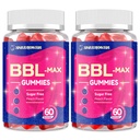 Booty Gummies για γυναίκες - BBL Gummies με πολυβιταμίνες και εκχυλίσματα βοτάνων - Ροδάκινο Γεύση - 120 κόμης