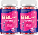 Booty Gummies for Women - BBL Gummies with Multivitamins and Herbal Extracts - Peach Flavor - 120 Count