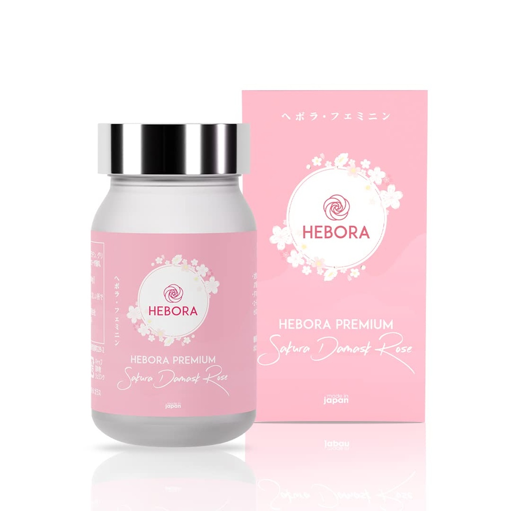 Hebora Premium Sakura Damask Rose Ιαπωνία - αυτο αρωματισμένο συμπλήρωμα σώματος Deoderizing PMS Υποστήριξη Νέα έκδοση 2023