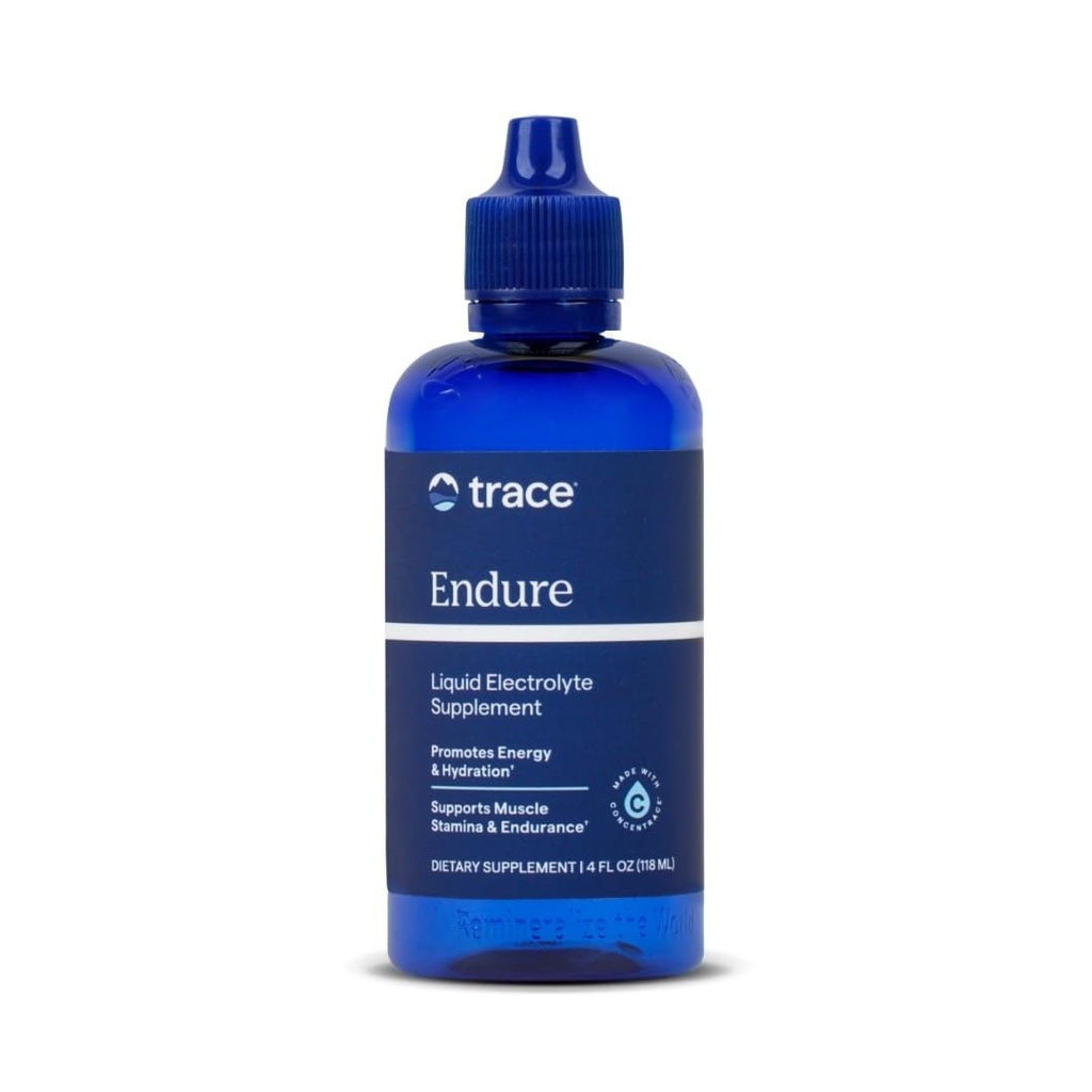 Trace Minerals Endure - Συμπλήρωμα υποστήριξης για υγρά ορυκτά απορρόφηση - Συμπλήρωμα ηλεκτρολυτών για την ενίσχυση της ενυδάτωσης & της υγιούς ενέργειας - Υποστήριξη απόδοσης με μαγνήσιο & χλωρίδιο - 4 fl oz (48 εξυπηρετούν)