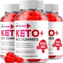 (3 Πακέτο) Keto One Gummies Advanced Loss - ACV Gummies Μέγιστη δύναμη, Keto One Keto Plus ACV Weight Management Gummies Apple Cider Vinegar, Keto One Gummies Κριτικές B12 Keto+ACV (180 Gummies)