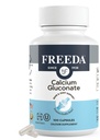 Freda Gluconate Ασβέστιο – Kosher Vegan Συμπλήρωμα ασβεστίου – Εύκολα Digest & Απορρόφηση – Υποστηρίζει την αντοχή των οστών – Αμιγές ασβέστιο χωρίς βιταμίνη D – (100 κάψουλες)