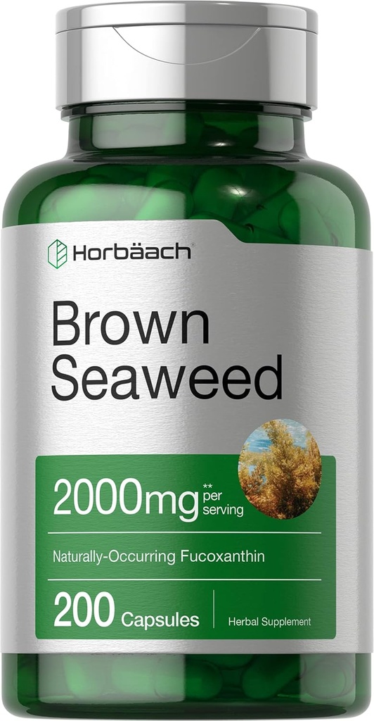 Horbäach Brown Seaweed Extract Κάψουλες 2000mg 