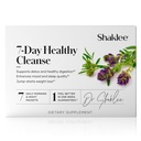 Shaklee - 7-Day Healthy Cleanse: Complete System Reset, and Energy Boost - With Probiotics, Liver Support, and Herbal Cleanse - Step-by-Step Guide - 7 Daily Morning & Night Packets