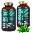 Vegan Probiotic Plus B12 και στοματικό προβιοτικό μέντα ενισχυμένο προβιοτικό πακέτο