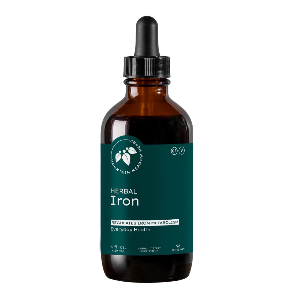 Βότανα Mountain Meadow Herbal Iron - 2 oz - Απαλά βότανα για την υποστήριξη και ρύθμιση του μεταβολισμού και απορρόφησης του σιδήρου