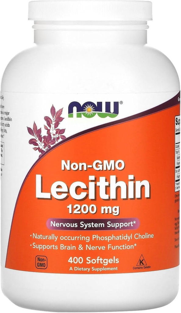 Λεκιθίνη 19 Σπόροι 1200 mg - Now Foods - 400 - Softgel