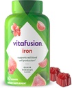 Vitafusion Σιδήρου Gummy συμπλήρωμα βιταμίνης, υποστηρίζει την παραγωγή ερυθρών κυττάρων αίματος *, Guava Hibiscus Γεύση, 30 εξυπηρετούν, 60 κόμης