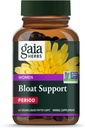 Gaia Herbs Bloat Support - Γυναικεία Συμπληρώματα Υγείας για την Υποστήριξη της Μπλόφας & της Διέγερσης - Κατασκευασμένο με Dandelion Leaf, Burdock Root, Horsetail & More - 60 Vegan Κάψουλες (30 Services)