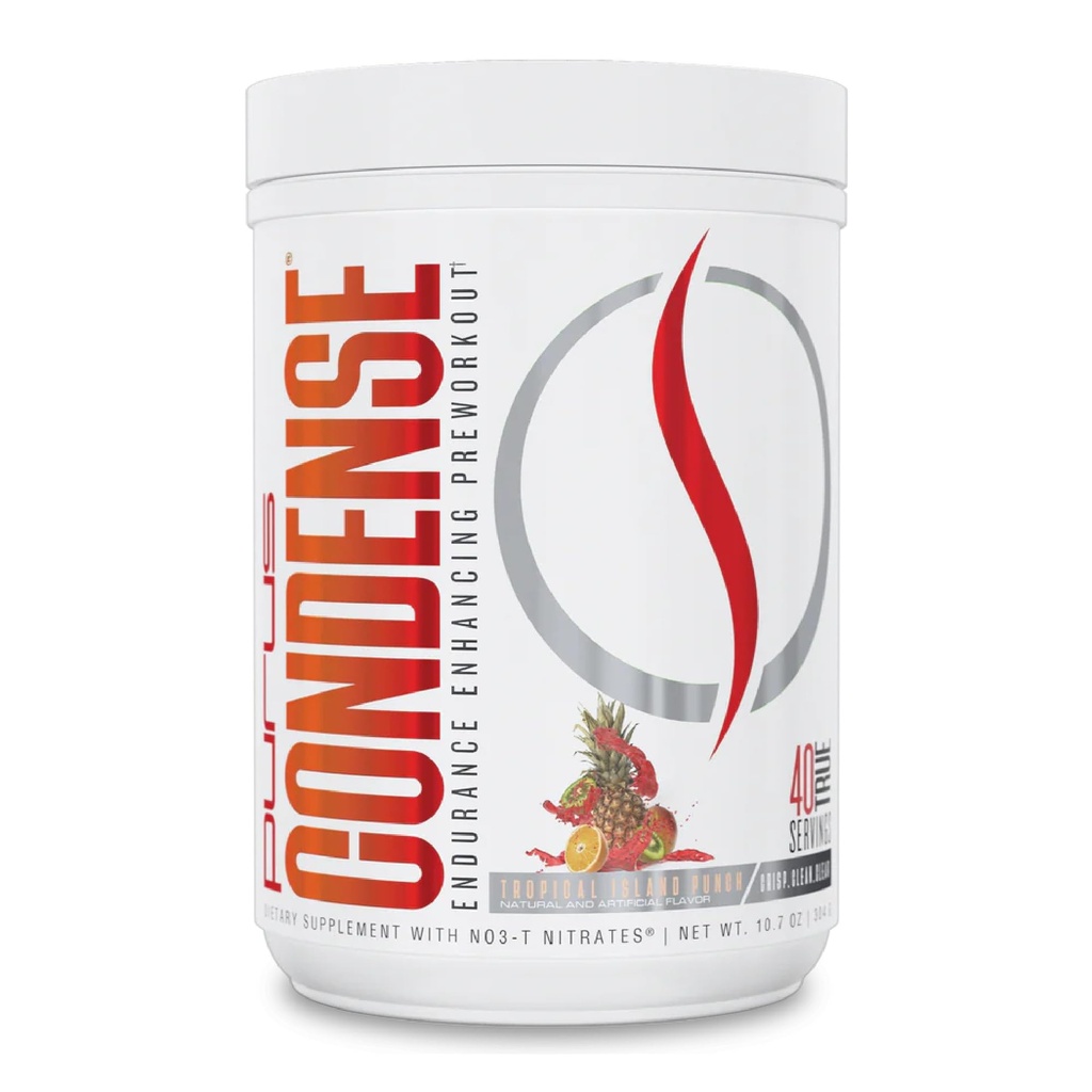 Purus Labs CONDENSE PreWorkout Powder, 40 εξυπηρετήσεις (Tropical Island Punch)
