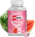 Αλάτι Stick Electrolyte FastChews - 120 Καρπούζι Μασώμενα Ηλεκτρόλυτα - Δισκία Αλάτι για Τρέξιμο και Ενυδάτωση, Μάσημα Ηλεκτρολυτών - 120 Count