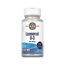 KAL Λιποσωμική βιταμίνη D3 50 mcg, Υψηλή Απορρόφηση Βιταμίνη D, Λιποσωμική Τεχνολογία, Υψηλή Ικανότητα Ανοσολογική Υποστήριξη, Κάψουλες Vegan, Χωρίς Γλουτένη, Χωρίς Σόγια, 30 Υπηρεσίες