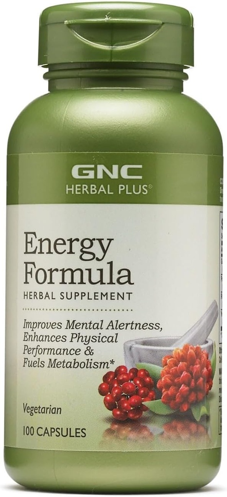 GNC Herbal Plus Energy Formula (100 κάψουλες)