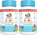 MaryRuth Organics Kids Multivitamin Gummies | 2 Month Supply | Sugar Free | Kids & Toddlers Ages 2+ | Essential Vitamins C, D3, Zinc | 60 Count | 2 Pack