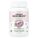 Maxi Health Chewable Digest - Natural Digestive Enzymes with Bromelain and Calcium- Quick-Acting - 90 Chewables - Kosher (MD) - Supports Healthy Digestion and Joint Comfort for Men & Women