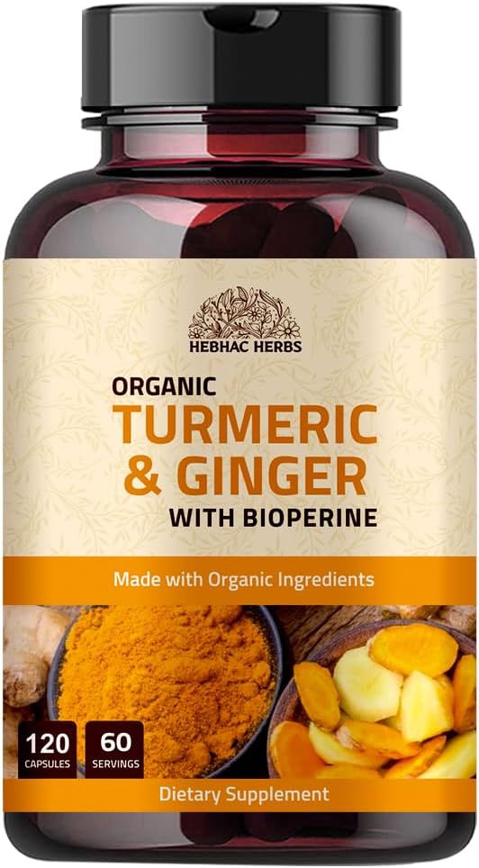 Turmeric Ginger με Μαύρο πιπέρι & Ginger 1000 mg 120 κάψουλες 