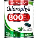 FITO MEDIC'S Lab - Chlorophill - Pure - 800 mg ανά Σερβιτόρες - 200 Softgels - Chlorophyl Caps - Detox Cleanse, Greens Συμπληρώματα - Chlorophyl Pills - Εξαιρετικά υψηλή απορρόφηση.