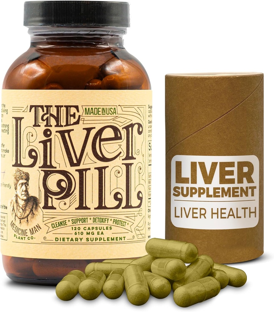 Τα χάπια ήπατος 120 κάψουλες - Herbal Liver Cleanse Detox & χάπια επισκευής με Burdock Root, Milk Thistle, Rosemary, και flax Σπόροι - μη-GMO, οργανικά, και φυσικό συκώτι χάπια Detox για άνδρες και γυναίκες