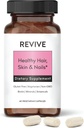 Healthy Skin, Hair & Nails Supplement by Revive Essential Oils - Υποστηρίζει υγιή μαλλιά με Pantented Form of Biotin - Ashwagandha για υποστήριξη στρες - Plus Βιταμίνες & Ορυκτά