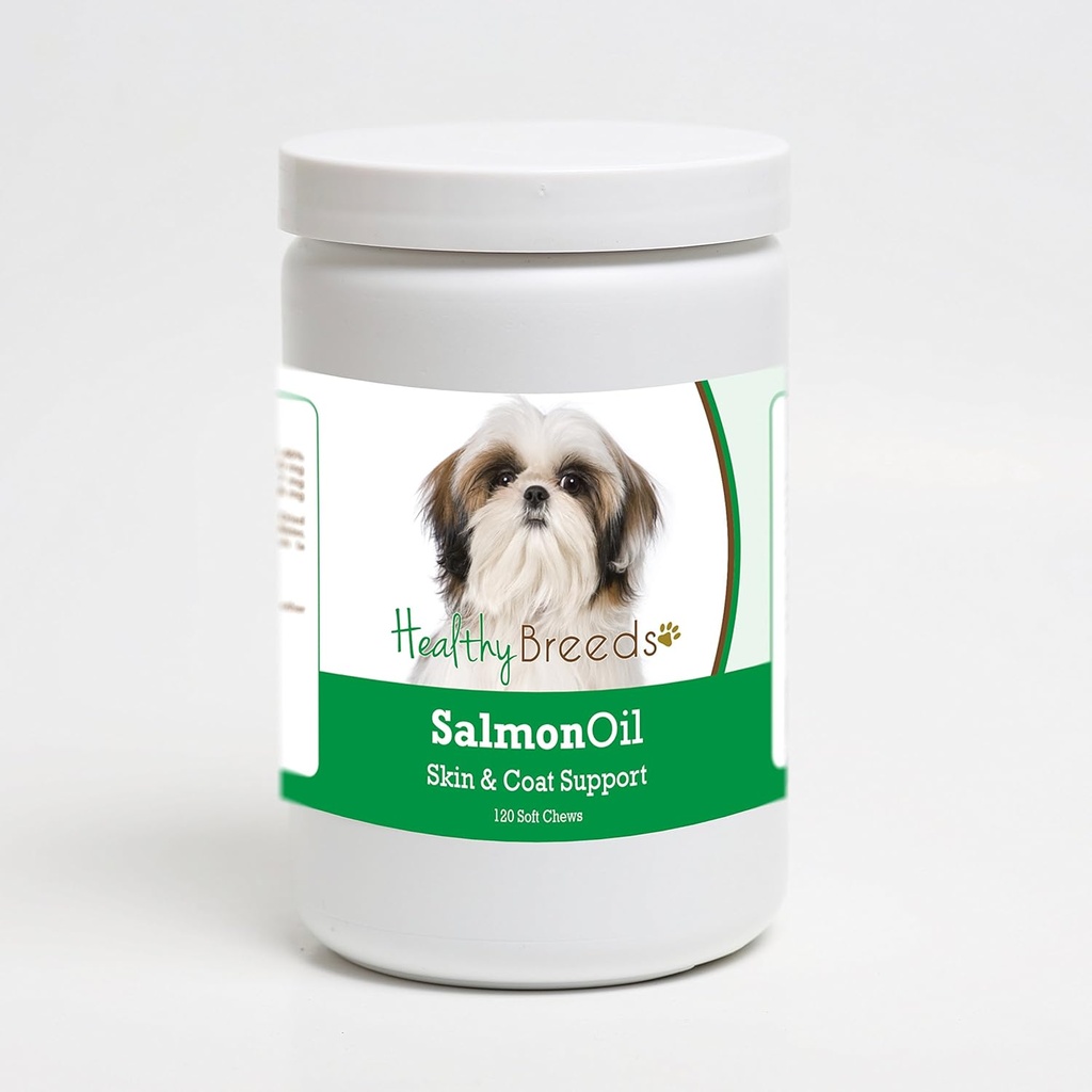 Υγιείς Φυλή Shih Tzu Λάδι σολομού μαλακά μάσημα 120 μέτρα