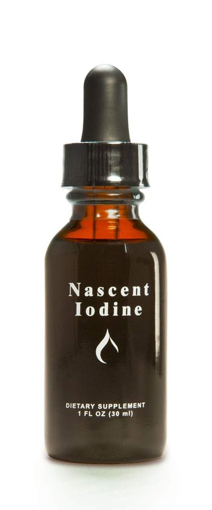 Enviromedica Nascent Iodine Υγρές σταγόνες βάμμα για την υποστήριξη και την αποτοξίνωση του θυρεοειδούς (1ounch)