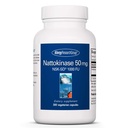 Ομάδα Έρευνας Αλλεργίας Nattokinase 50mg Συμπλήρωμα - NSK-SD 1000 FU, Καρδιαγγειακή Υποστήριξη, Κυκλοφορική Υγεία, Κτηνοτροφικές Κάψουλες - 300 Count
