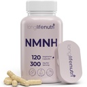 LongLifeNutri NMNH 300mg (Dihydronicotinamide Mononucleotide) - 120 Vegan Κάψουλες, 2-Month Supply, NMN Alternative, NAD συμπλήρωμα για την ενέργεια & μακροβιότητα, Lab Tested, Made in USA