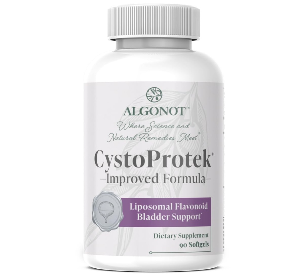 CystoProtek 1 Pack - Πατενταρισμένη φόρμουλα προωθεί την υγεία της ουροδόχου κύστης Χρησιμοποιώντας έναν αποκλειστικό συνδυασμό υαλουρονικό, χονδροϊτίνη και φυσικά φλαβονοειδή