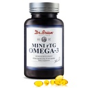 Dr. Brian Fish Oil Συμπλήρωμα 130 Softgel, Εξαιρετικά απορροφημένο rTG Mini Omega 3 Καψάκιο ιχθυέλαιο με EPA/DHA λιπαρά οξέα Βιταμίνη D E, 500mg rTG Omega-3 Υποστήριξη Καρδιάς Ανοσοποιητική Υγεία Δεν Ψάρια Γεύση