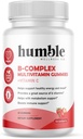 B-Complex Multivitamin Gummies + Vitamin C: Vitamin B12, B7, B6, B3, B5, B9. Support Energy and Mood, Metabolism Support, Immune Support, Gluten Free, Non GMO, Vegan, 30 Servings