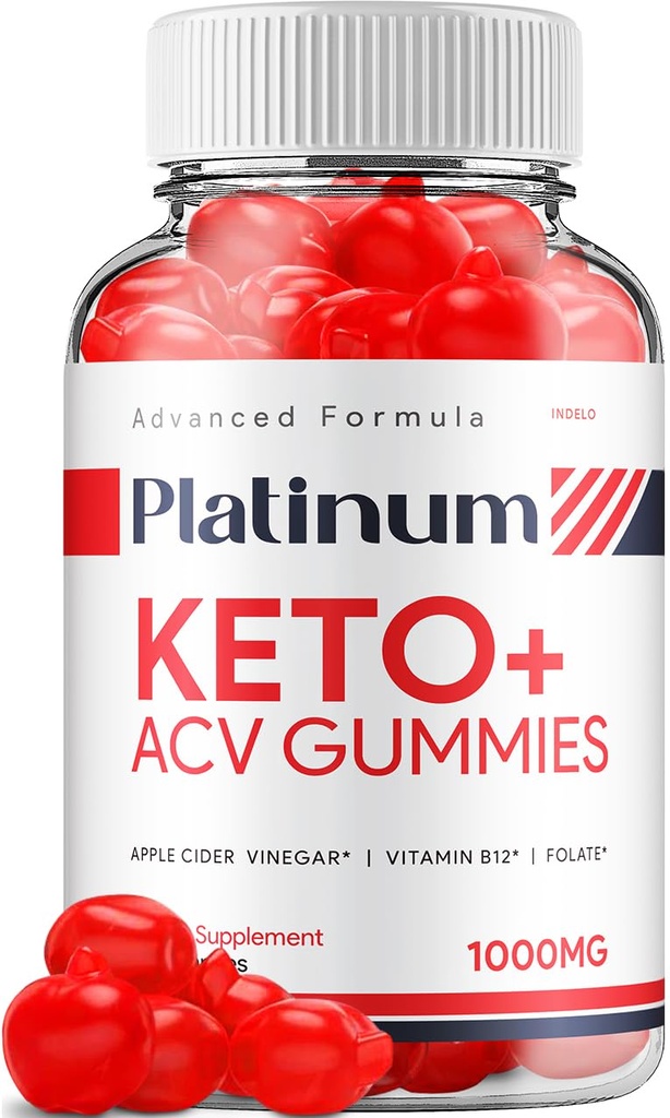 Platinum Keto ACV Gummies - Advanced Formula Platinum Keto Plus ACV Gummies Apple Cider Vinegar Platinum ACV Gummies Συμπλήρωμα διατροφής Κριτικές Άνδρες γυναίκες (60 Gummies)