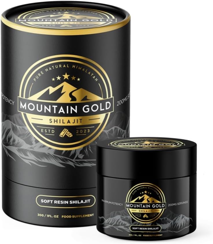 Shilajit Resin Shilajit, Natural Himalayan Shilajit - 100% Pure Shilajit, Πλούσιο σε Humic & Fulvic Acid, Immunes System Booster, Shilajit Pure, Vegan (1)