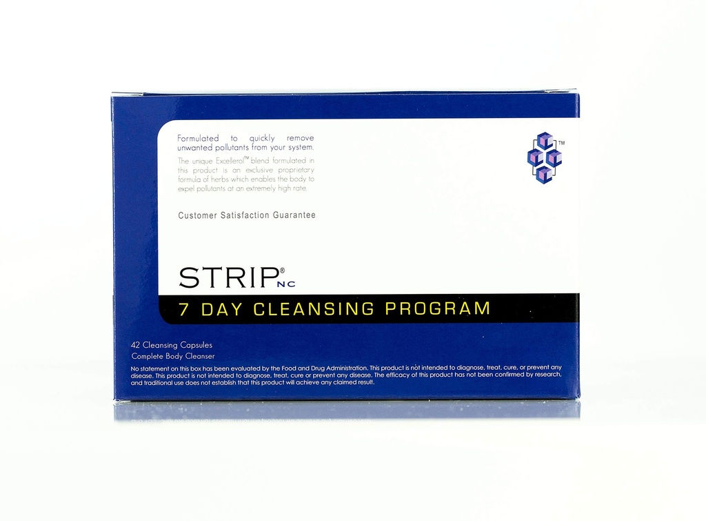 Wellgenix Strip NC 7 Day Detox - Μείγμα των βοτάνων καθαρισμού για να ενεργοποιήσετε το σώμα για να εκπέμψει τοξίνες - (42 Fast Caps) (1 Pack)