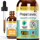 Prostavec Advanced Prostate Υποστήριξη συμπλήρωμα - υγρή φόρμουλα για ταχύτερη απορρόφηση με Pygeum, Saw Palmetto, Stinging Nettle + Turmeric & Damiana - Vegan, Non-GMO - 2 fl oz