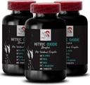Συμπλήρωμα άσκησης - NITRIC OXIDE ΠΡΟΒΟΛΗ - συμπληρώματα μονοξειδίου του αζώτου για τους άνδρες, συμπλήρωμα ενισχυτή μονοξειδίου του αζώτου, συμπλήρωμα αντοχής, ενισχυτής αντοχής, υποστήριξη προπόνησης, fitness ενέργεια 3 Φιάλη 180 Tabs