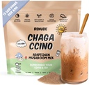 Renude Chagaccino - Chaga Mushroom Powder, Mushroom Coffee Drink Mix with Adaptogens, Natural Energy and Immune Support, Vegan, Keto, Zero Calorie Mushroom Blend Powder - 15 Services